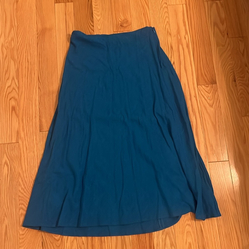 Zara linen midi skirt